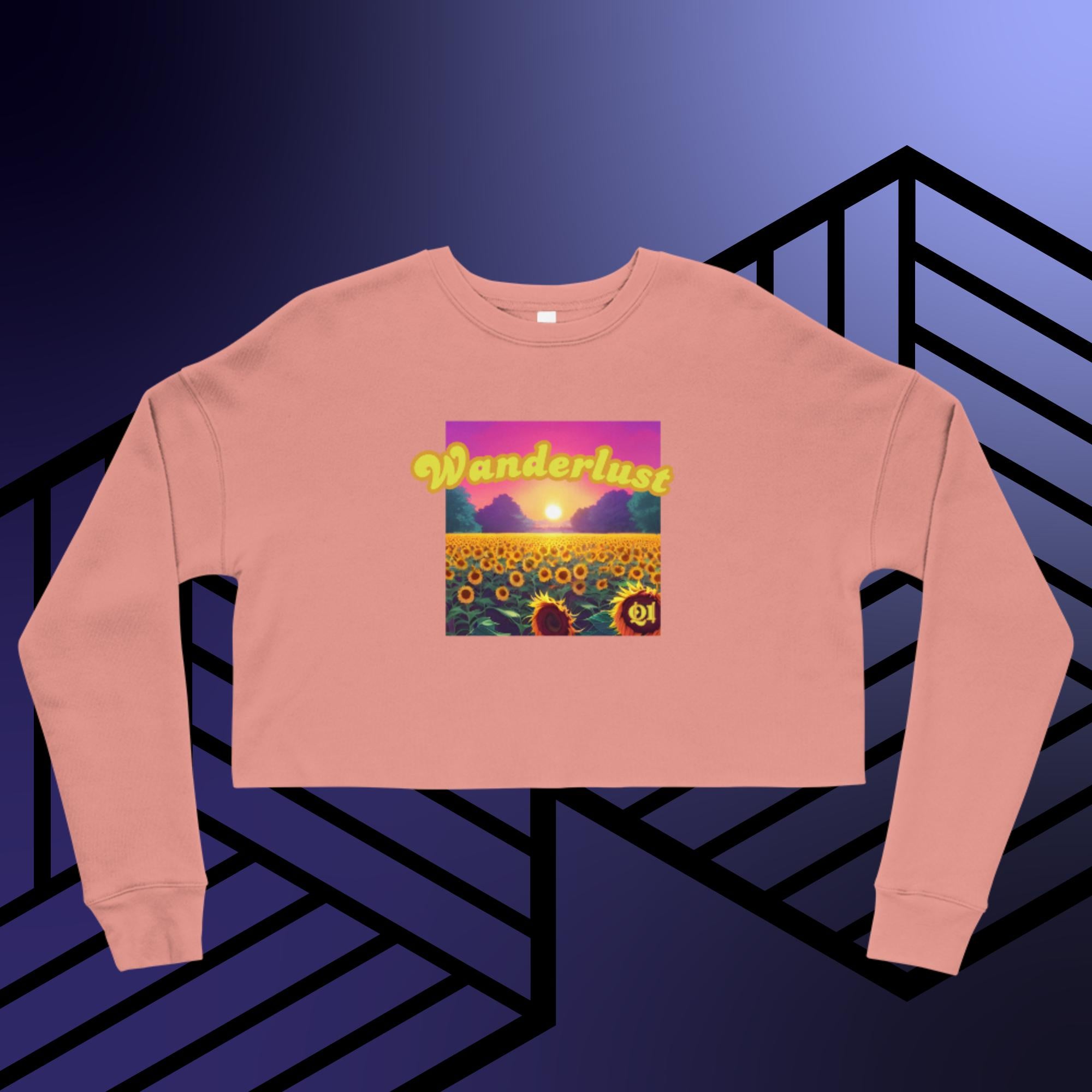 Wanderlust Crop Sweatshirt