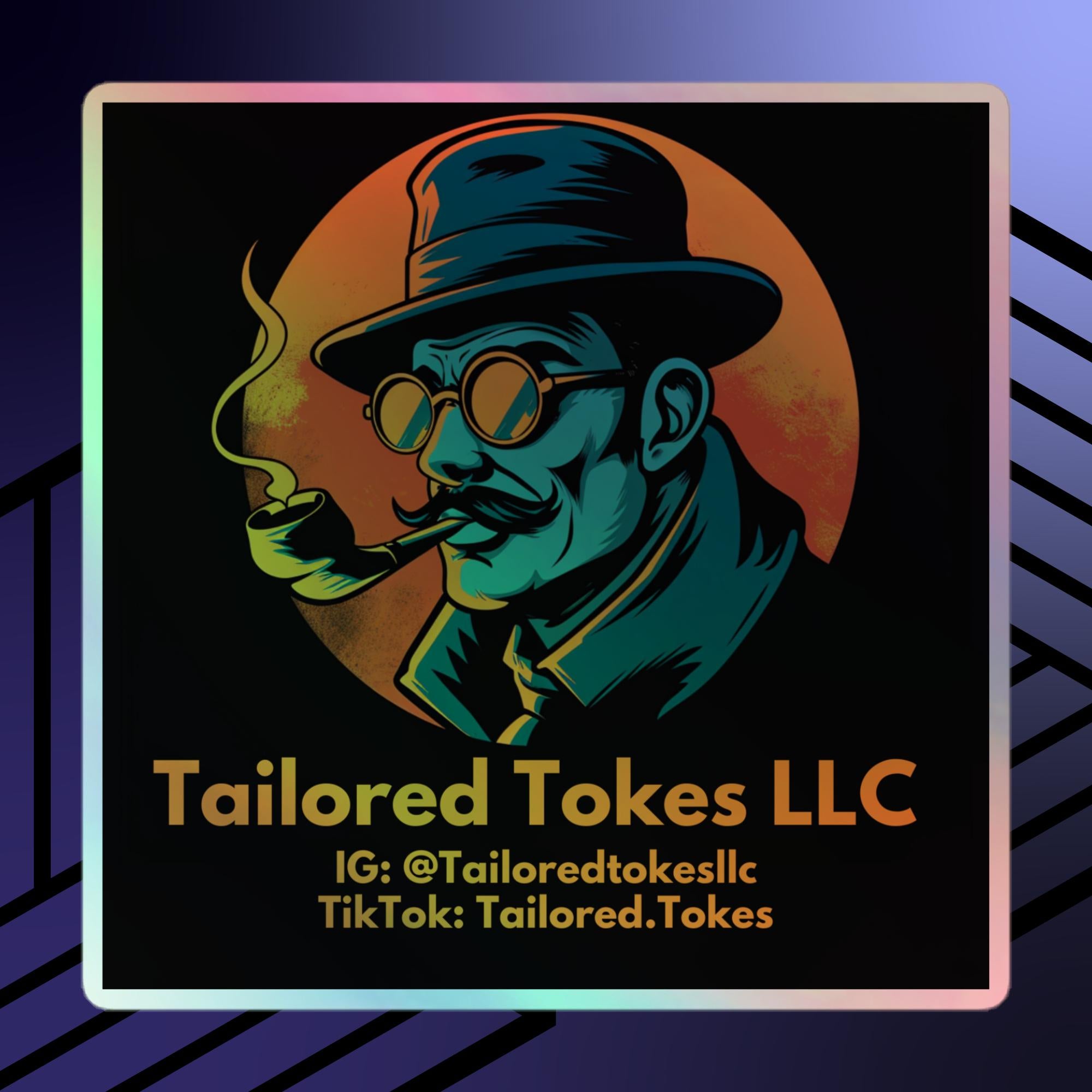 Tailored Tokes Holographic stickers