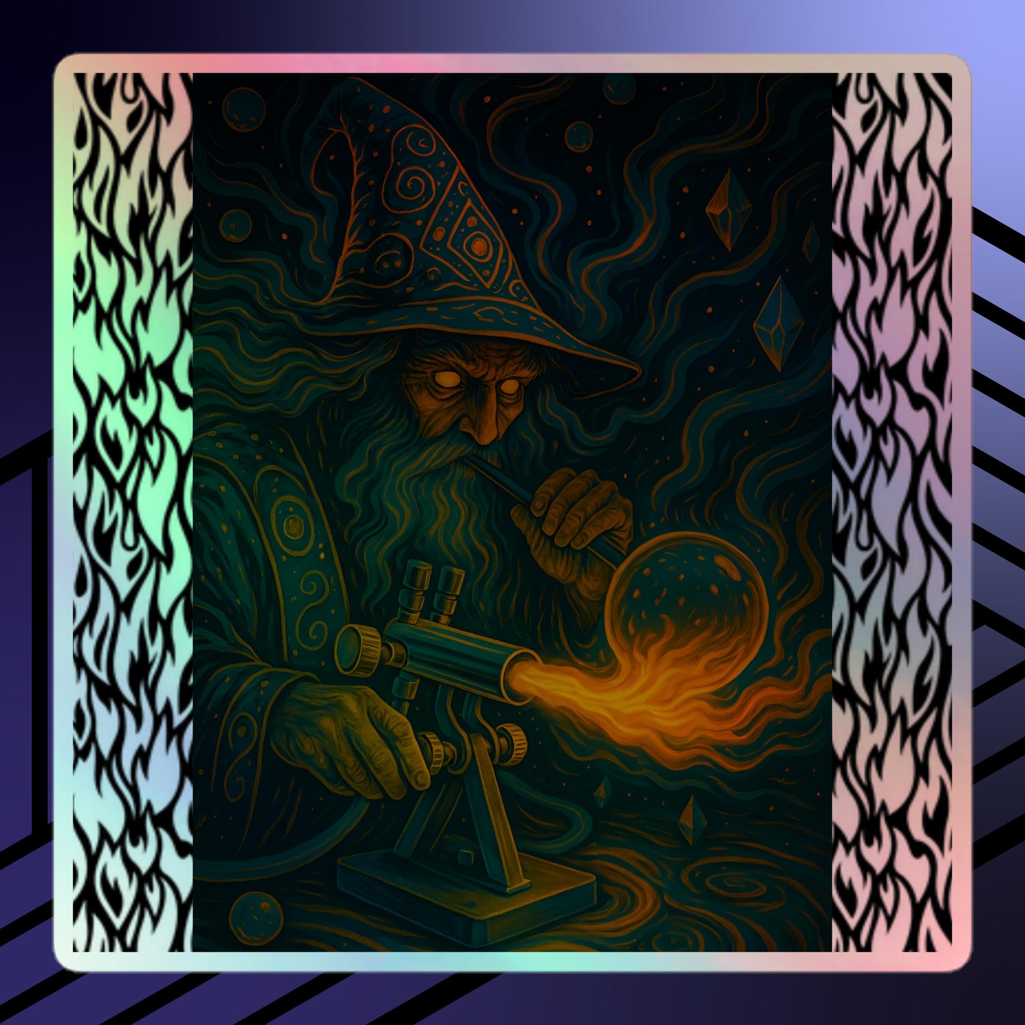 Tailored Tokes Wizard Holographic stickers